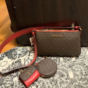 Michael Kors Jet Set Travel Flame (SM XBY W TEXH ATTCH)
